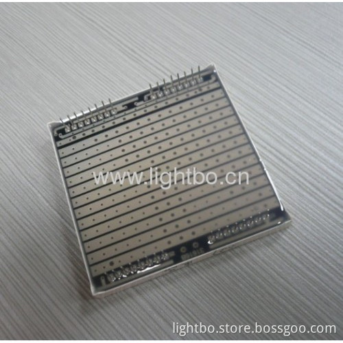 3mm 16 X 16 Dot Matrix Led Display With Package Dimension 64 X 64 X7.5mm,various Colours Available 